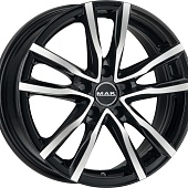 Литые диски MAK Milano 6.5x16 5/108 ET35 d-72 Black Mirror (F6560MIBM35G)